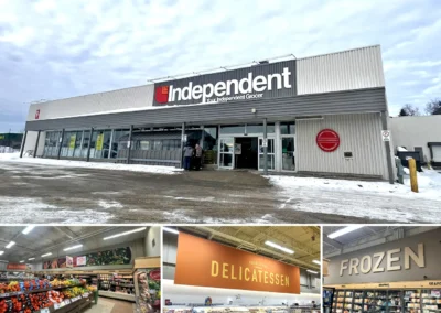 Province-wide Store Rollouts, Ontario, Canada – Delivered 45+ rebrand store rollouts within two years, integrating interior and exterior renovations with new signage, updated fixturing and refrigeration systems to support operational upgrades across Ontario.