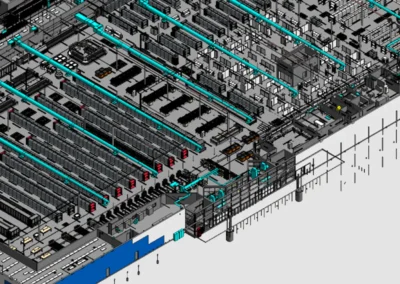 Grocery Store 3D Revit Model – 3D laser scanning captures highly accurate, real-world data, enabling the creation of precise and reliable Revit models. This level of accuracy improves coordination, reduces field discrepancies and supports confident design and construction decisions.